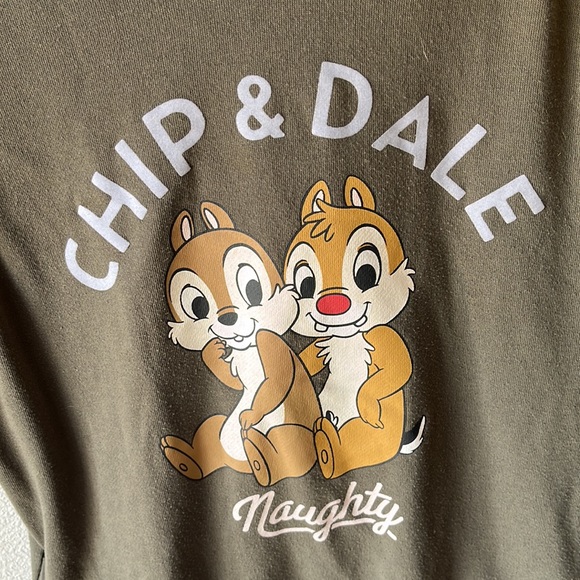Disney Chip and Dale Hoodie sleeveless size medium - Picture 2 of 11